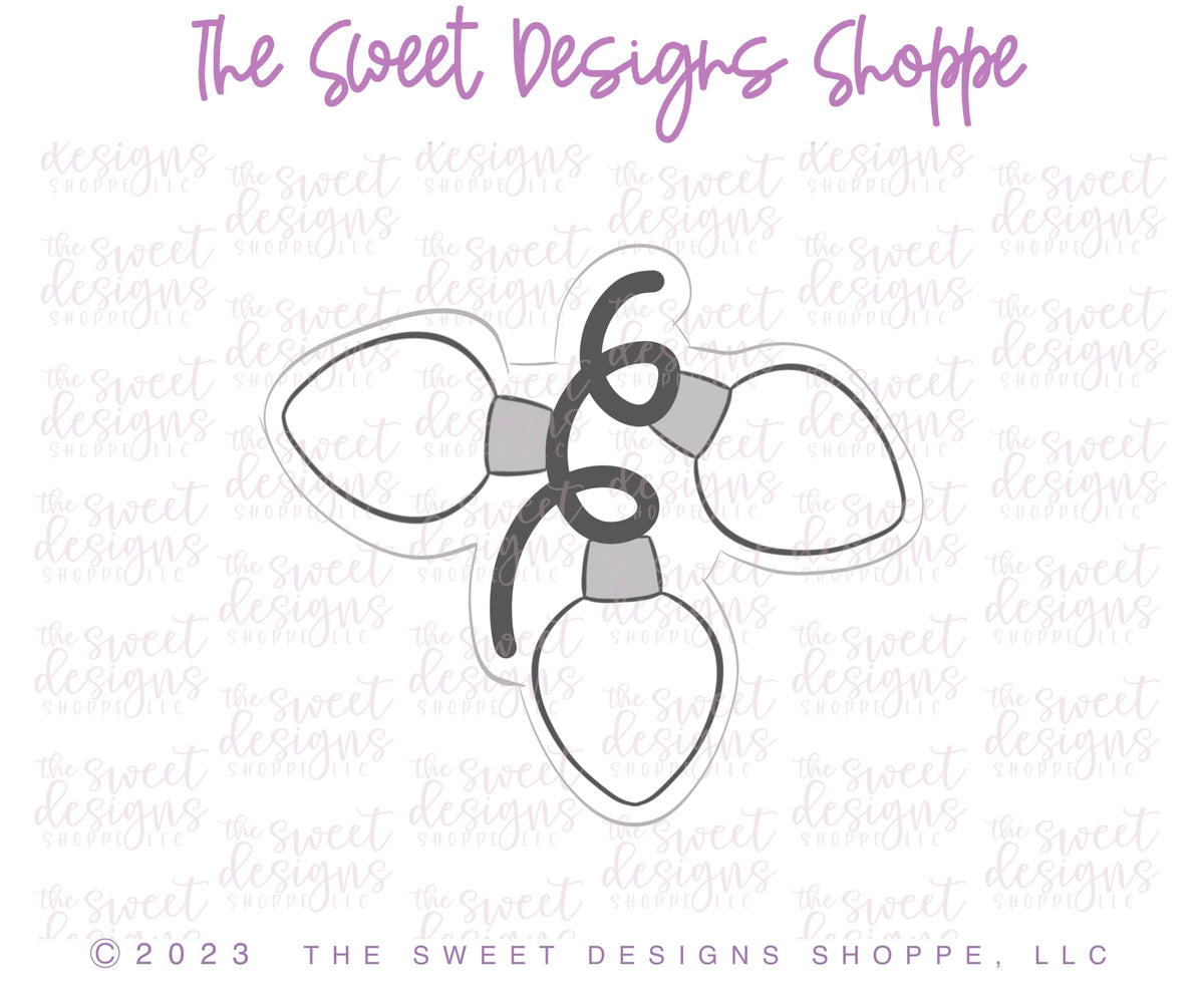 Cookie Cutters - Twinkle lights Mini Set - Set of 4 - Cookie Cutters - The Sweet Designs Shoppe - TSDS - - ALL,Christmas,Christmas / Winter,Cookie Cutter,Mini Sets,Promocode,regular sets,Santa,Santa Claus,Santa Face,set,Winter