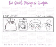 Cookie Cutters - Twinkle lights Mini Set - Set of 4 - Cookie Cutters - The Sweet Designs Shoppe - TSDS - - ALL,Christmas,Christmas / Winter,Cookie Cutter,Mini Sets,Promocode,regular sets,Santa,Santa Claus,Santa Face,set,Winter