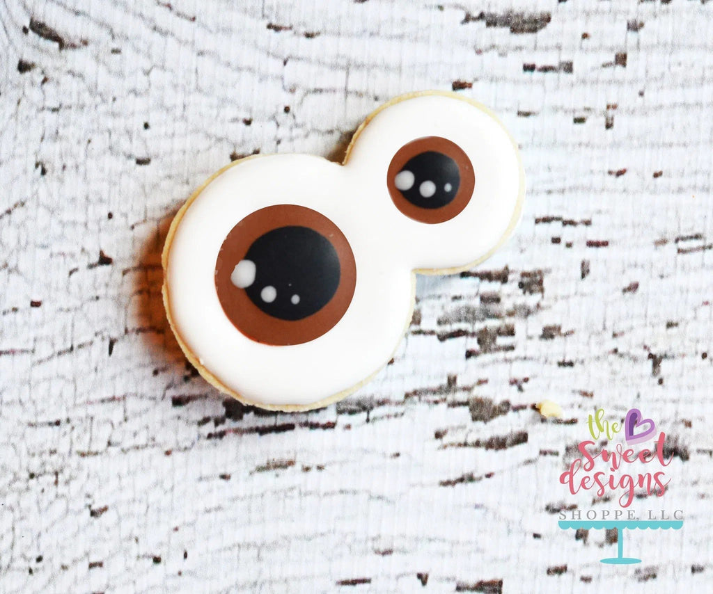 Cookie Cutters - Two Eyeballs V2 - Cookie Cutter - The Sweet Designs Shoppe - - ALL, Cookie Cutter, eye, Fall / Halloween, Halloween, Kids / Fantasy, monster, Monsters, Monsters and Zombies, Promocode, trick or treat