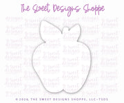 Cookie Cutters - Two Leaf Apple - Cookie Cutter - The Sweet Designs Shoppe - TSDS - - ALL,apple,back to school,Bear Two Piece Stocking Set,BTS,cookie,Cookie Cutter,Food,food fruits and veggies,fruit,fruits,Fruits and Vegetables,Promocode,School,School / Graduation,smart cookie,STL,Sweets,Teacher Appreciation,two leaf apple