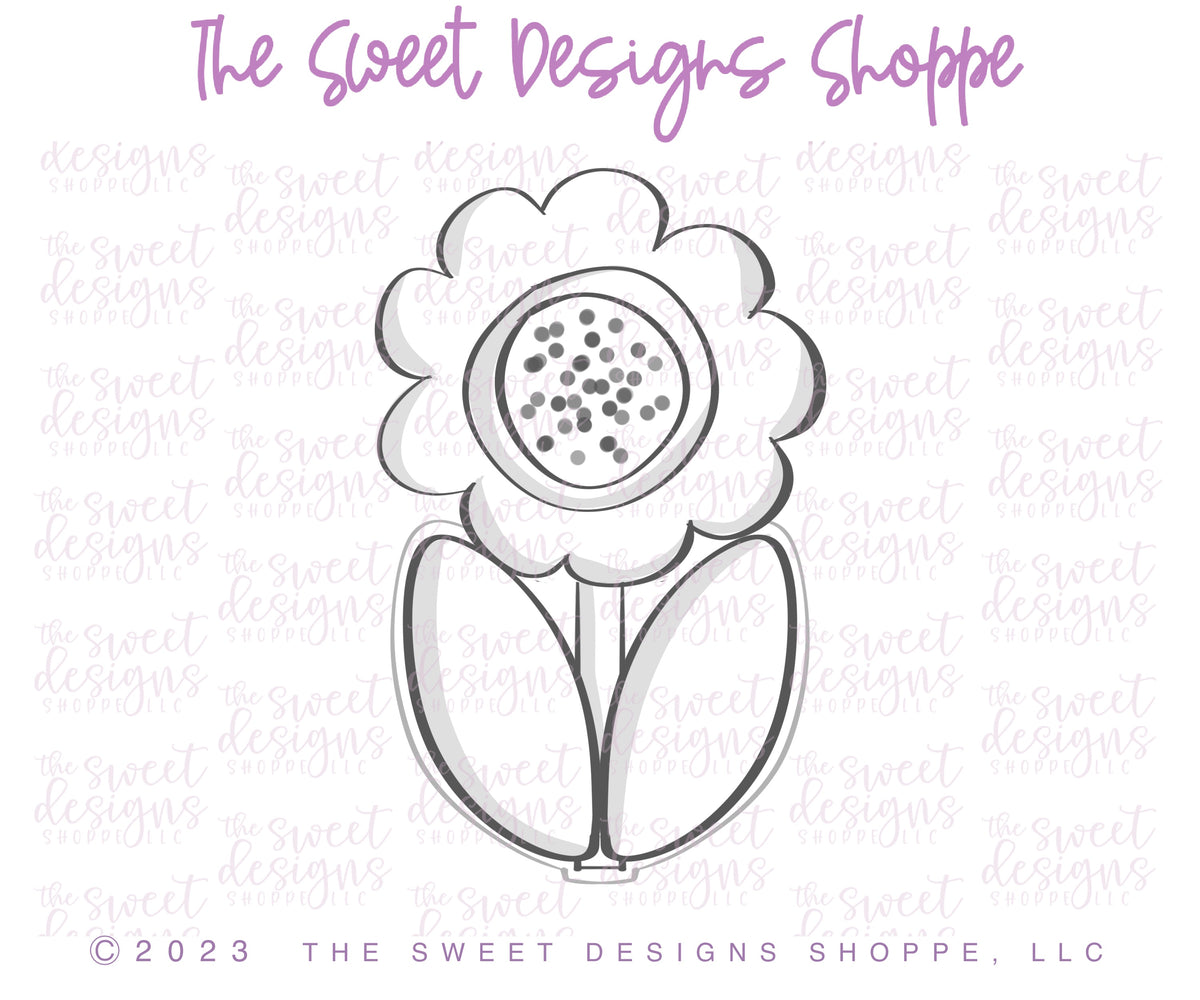 Cookie Cutters - Two Leaves Funky Flowers Set - Set of 3 - Cookie Cutters - The Sweet Designs Shoppe - TSDS - - ALL,Cookie Cutter,Daisy,Flower,Flowers,Leaves and Flowers,Mini Sets,MOM,mother,mothers DAY,Nature,NURSE APPRECIATION,Promocode,regular sets,set,STL,TEACHER APPRECIATION,Trees Leaves and Flowers,valentine,valentines,Valentines couples,Woodlands Leaves and Flowers