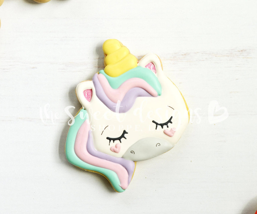 Cookie Cutters - Unicorn Face 2019 - Cookie Cutter - Sweet Designs Shoppe - - ALL, Animal, Birthday, Cookie Cutter, fantasy, Kids / Fantasy, Miscelaneous, Promocode, Sweet, Valentines
