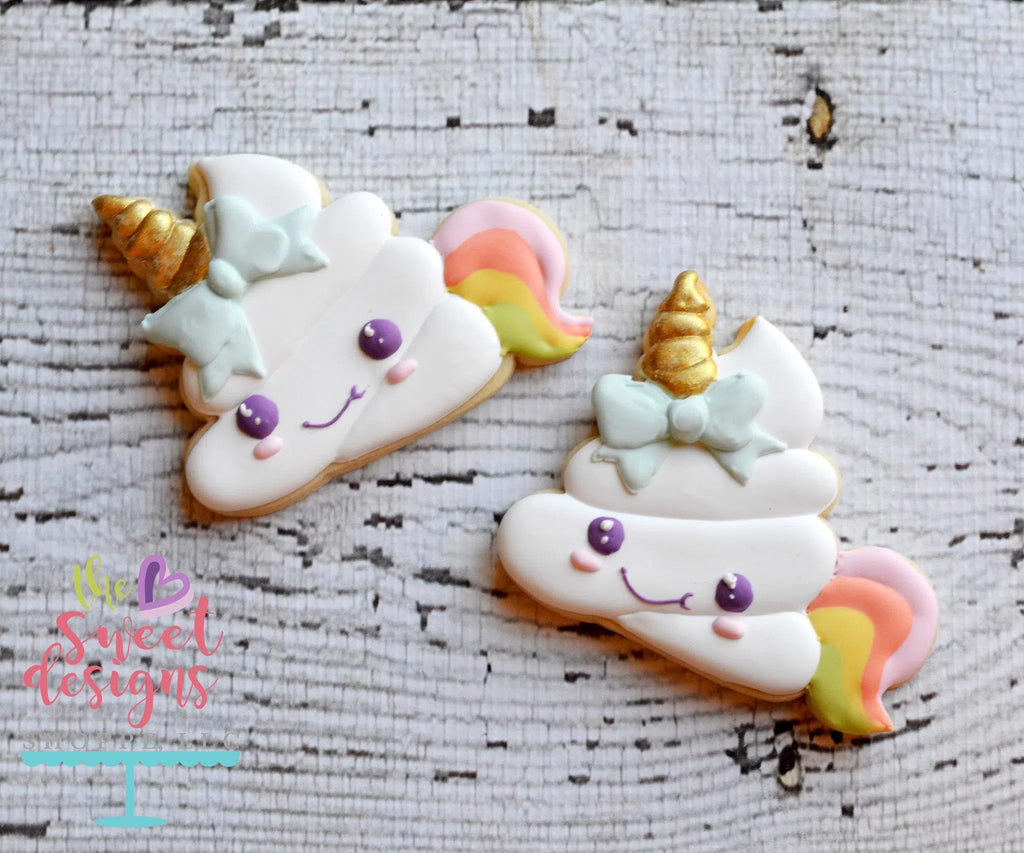 Cookie Cutters - Unicorn Poop v2- Cookie Cutter - Sweet Designs Shoppe - - ALL, Birthday, Cookie Cutter, fantasy, Kids / Fantasy, Miscelaneous, Promocode
