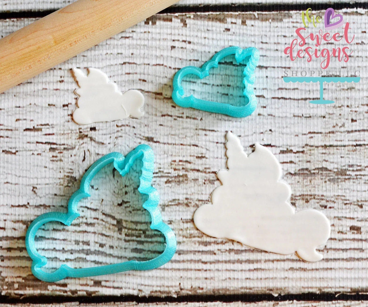 Cookie Cutters - Unicorn Poop v2- Cookie Cutter - The Sweet Designs Shoppe - TSDS - - ALL,Birthday,Cookie Cutter,fantasy,Kids / Fantasy,Miscelaneous,Promocode,STL,v2