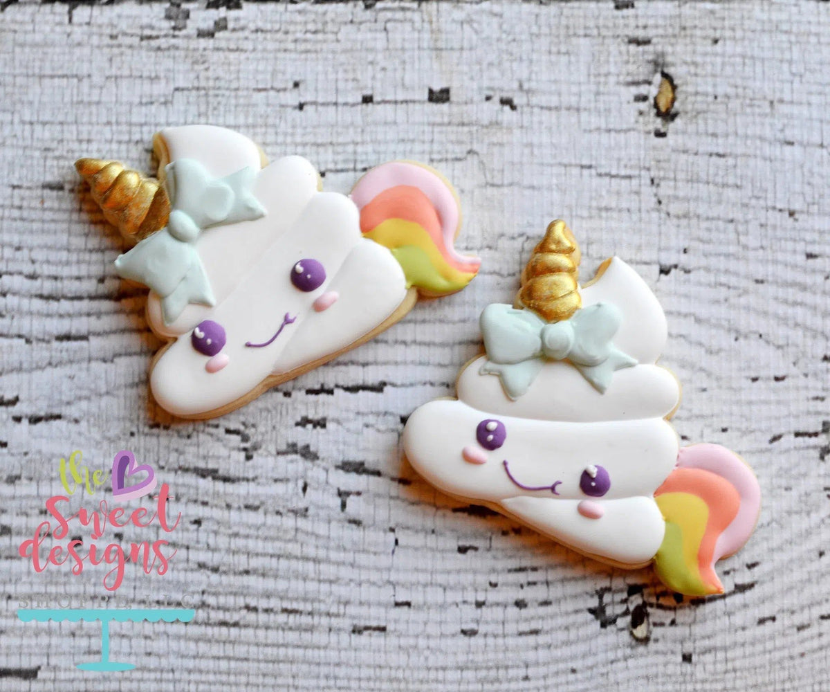 Cookie Cutters - Unicorn Poop v2- Cookie Cutter - The Sweet Designs Shoppe - TSDS - - ALL,Birthday,Cookie Cutter,fantasy,Kids / Fantasy,Miscelaneous,Promocode,STL,v2