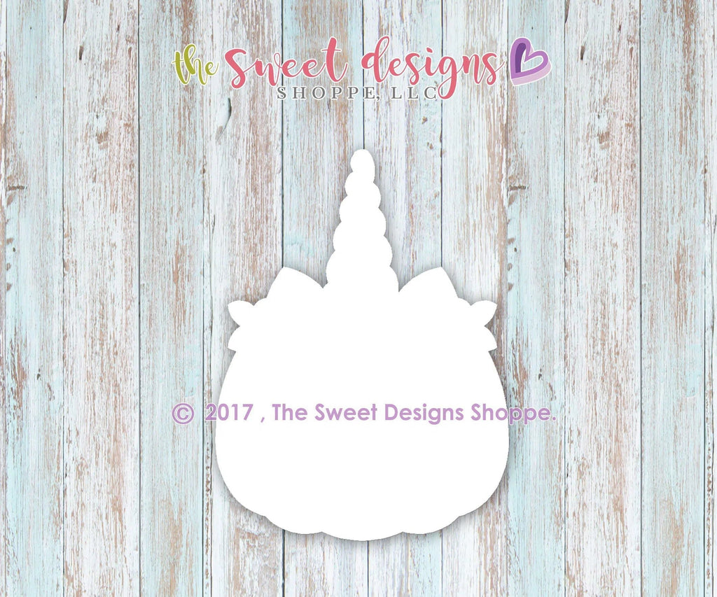 Cookie Cutters - Unicorn Pumpkin v2 - Cookie Cutter - The Sweet Designs Shoppe - TSDS - - ALL,Cookie Cutter,Customize,Fall / Halloween,Fall / Thanksgiving,Fantasy,Food,Food & Beverages,halloween,Kids / Fantasy,Promocode,Pumpkin,trick or treat,Unicorn