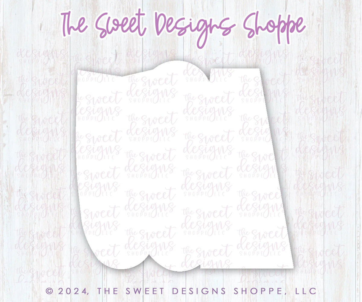 Cookie Cutters - USA Modern Plaque - Cookie Cutter - The Sweet Designs Shoppe - TSDS - - 4th,4th July,4th of July,ALL,Cookie Cutter,fourth of July,Independence,Lettering,Patriotic,Patriotric,Plaque,Plaques,PLAQUES HANDLETTERING,Promocode,STL,USA