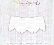 Cookie Cutters - USA Simple Bunting - Plaque - Cookie Cutter - The Sweet Designs Shoppe - TSDS - - 4th,4th july,4th of July,ALL,BasicShapes,Birthday,Bunting,Cookie Cutter,Misc,Miscelaneous,Miscellaneous,MOM,Mom Plaque,mother,Mothers Day,patriotic,Patriotric,Plaque,Plaques,PLAQUES HANDLETTERING,Promocode,STL,USA