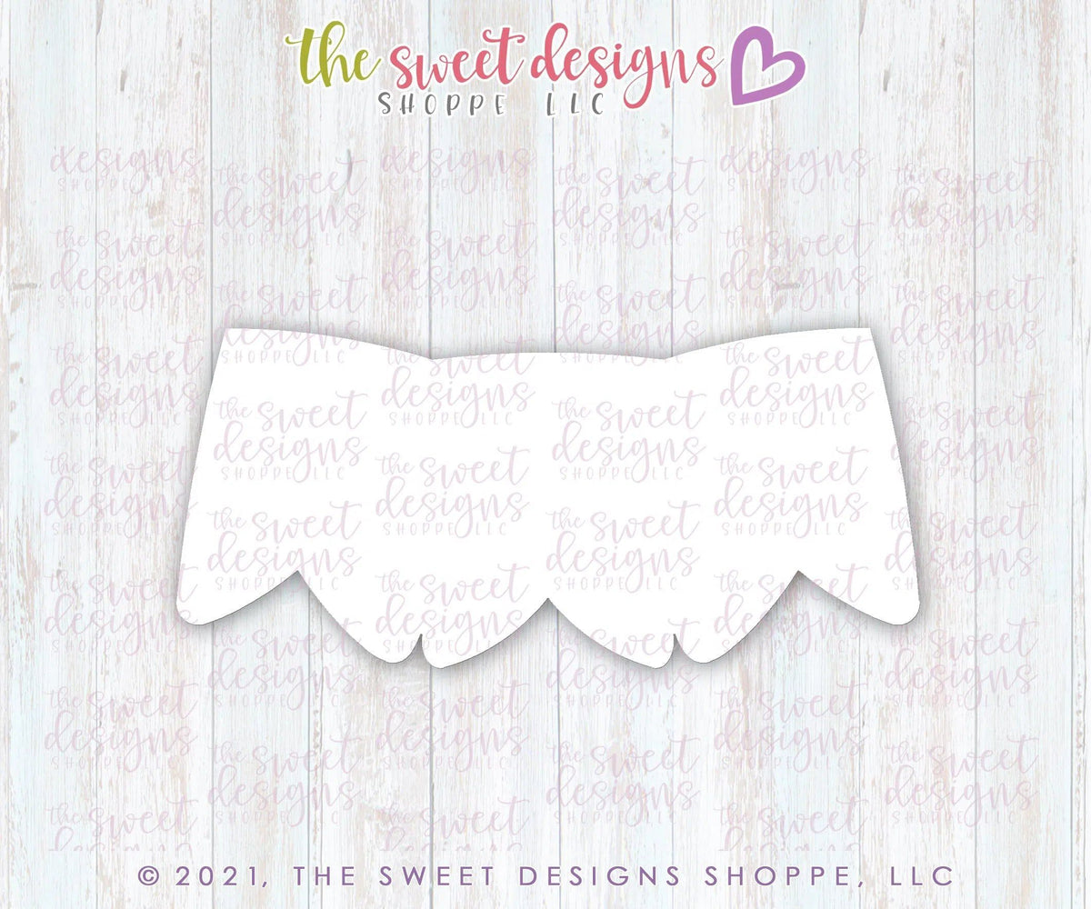 Cookie Cutters - USA Simple Bunting - Plaque - Cookie Cutter - The Sweet Designs Shoppe - TSDS - - 4th,4th july,4th of July,ALL,BasicShapes,Birthday,Bunting,Cookie Cutter,Misc,Miscelaneous,Miscellaneous,MOM,Mom Plaque,mother,Mothers Day,patriotic,Patriotric,Plaque,Plaques,PLAQUES HANDLETTERING,Promocode,STL,USA