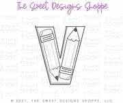 Cookie Cutters - V in LOVE - Cookie Cutter - The Sweet Designs Shoppe - TSDS - - ALL,Cookie Cutter,Lettering,Letters,letters and numbers,Promocode,text,valentines,Wedding,Wedding Favors