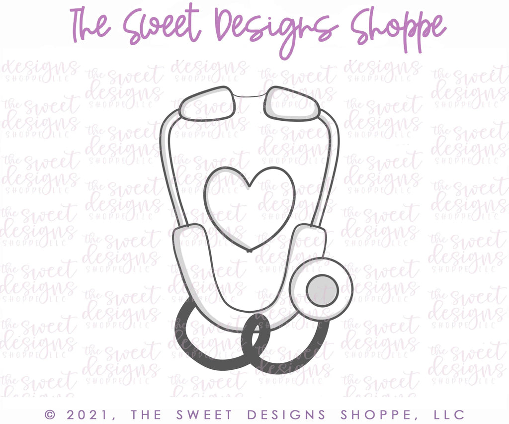 Cookie Cutters - V-Stethoscope - Cookie Cutter - Sweet Designs Shoppe - - ALL, Cookie Cutter, Doctor, MEDICAL, MEDICINE, NURSE, NURSE APPRECIATION, Promocode