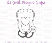 Cookie Cutters - V-Stethoscope - Cookie Cutter - The Sweet Designs Shoppe - TSDS - - ALL,Cookie Cutter,Doctor,MEDICAL,MEDICINE,NURSE,NURSE APPRECIATION,Promocode