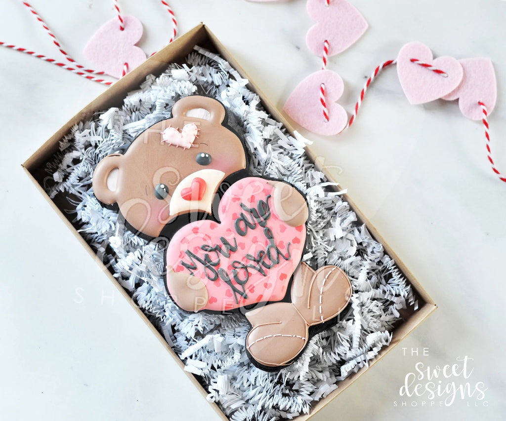 Cookie Cutters - Valentines Bear Set - Cookie Cutters - The Sweet Designs Shoppe - - ALL, Animal, Animals, Animals and Insects, Cookie Cutter, Love, Mini Set, Mini Sets, Promocode, regular sets, set, sets, Valentine, Valentines, Valentines couples, valentines2020-2