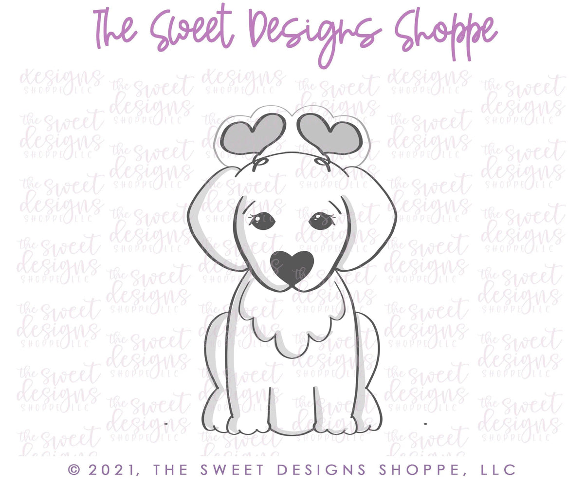 Cookie Cutters - Valentines Cirila - Cookie Cutter - The Sweet Designs Shoppe - TSDS - - ALL,Animal,Animals,Animals and Insects,Cookie Cutter,Dog,Promocode,STL,valentine,valentines