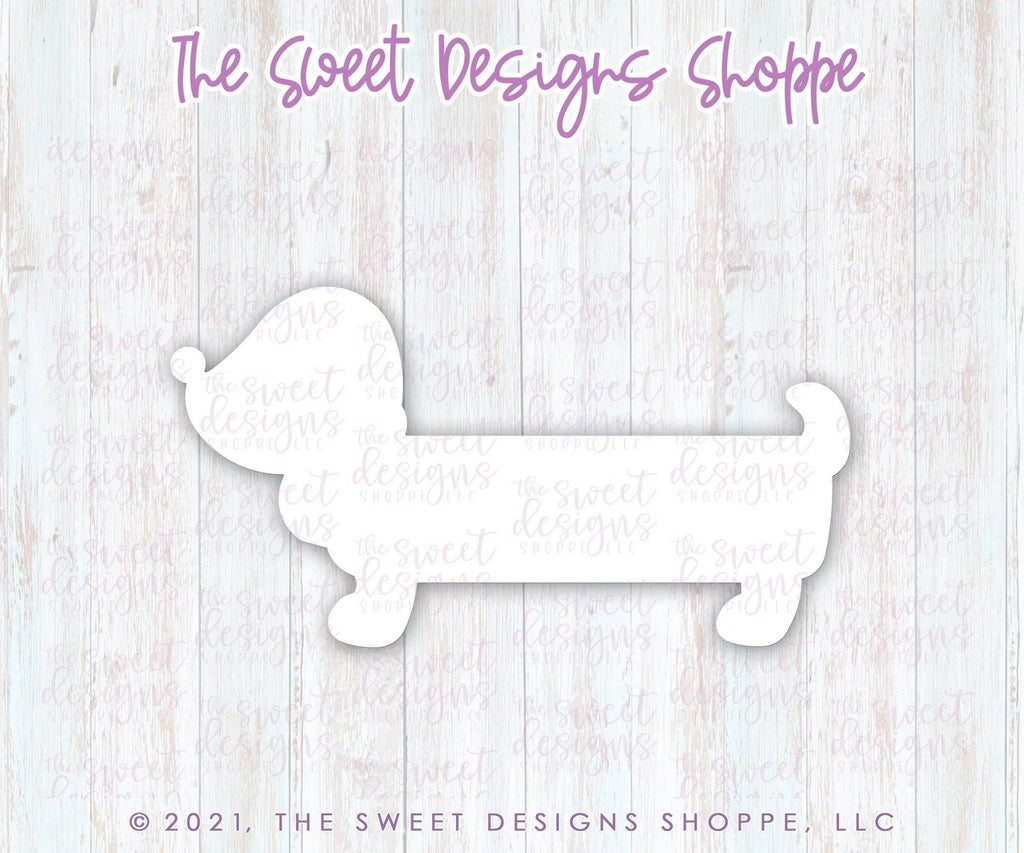 Cookie Cutters - Valentines Dachshund Dog - Cookie Cutter - The Sweet Designs Shoppe - - ALL, Animal, Animals, Animals and Insects, Cookie Cutter, Promocode, valentine, valentines