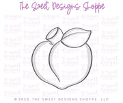 Cookie Cutters - Valentines Eggplant & Peach Cookie Cutters Set - 2 Piece Set - Cookie Cutters - The Sweet Designs Shoppe - TSDS - - ALL,Cookie Cutter,emoji,fruit,fruits,Fruits and Vegetables,Lady Milk Stache,Lady MilkStache,LadyMilkStache,Love,Mini Set,Mini Sets,Promocode,regular sets,set,sets,STL,valentines