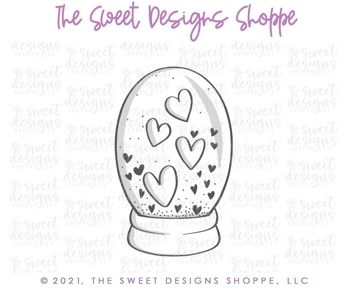 Cookie Cutters - Valentines Globe - Cookie Cutter - The Sweet Designs Shoppe - TSDS - - ALL,Christmas,Christmas / Winter,Cookie Cutter,halloween,Promocode,STL,valentine,valentines