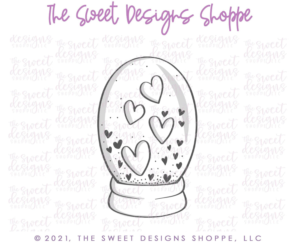 Cookie Cutters - Valentines Globe - Cookie Cutter - The Sweet Designs Shoppe - TSDS - - ALL,Christmas,Christmas / Winter,Cookie Cutter,halloween,Promocode,valentine,valentines