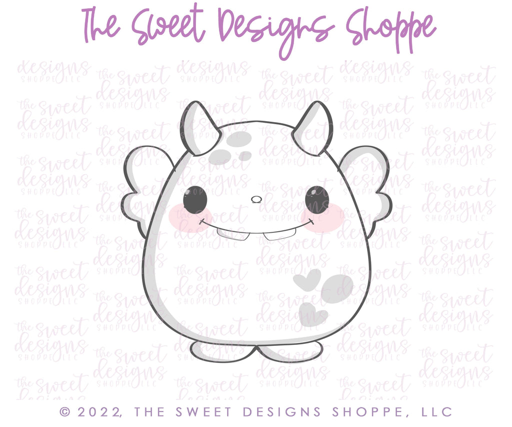 Cookie Cutters - Valentines Monsters Cookie Cutter Set - Set of 5 - Cookie Cutters - The Sweet Designs Shoppe - TSDS - - ALL,Cookie Cutter,halloween,Halloween set,Mini Sets,Monster,Promocode,regular sets,set,STL,valentine,Valentine's