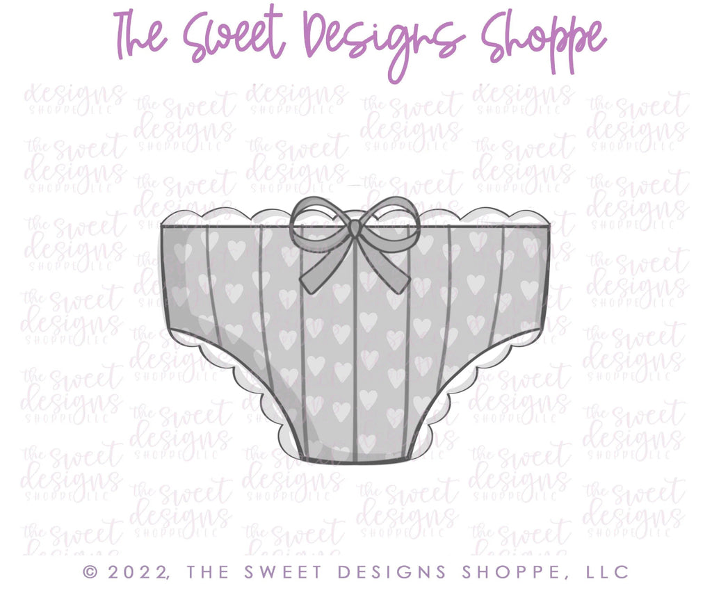 Cookie Cutters - Valentines Panties - Cookie Cutter - The Sweet Designs Shoppe - - ALL, Bachelorette, Bridal Shower, Bride, Clothing / Accessories, Cookie Cutter, Fashion, Promocode, valentine, valentines, Wedding