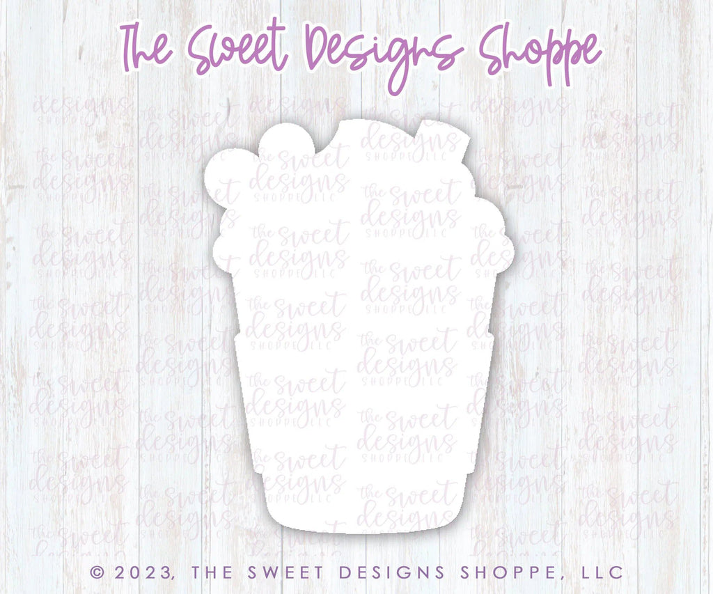 Cookie Cutters - Valentines Paper Coffee Cup- Cookie Cutter - The Sweet Designs Shoppe - TSDS - - ALL,beverage,Coffee,Cookie Cutter,drink,food,Food & Beverages,Promocode,valentine,valentines