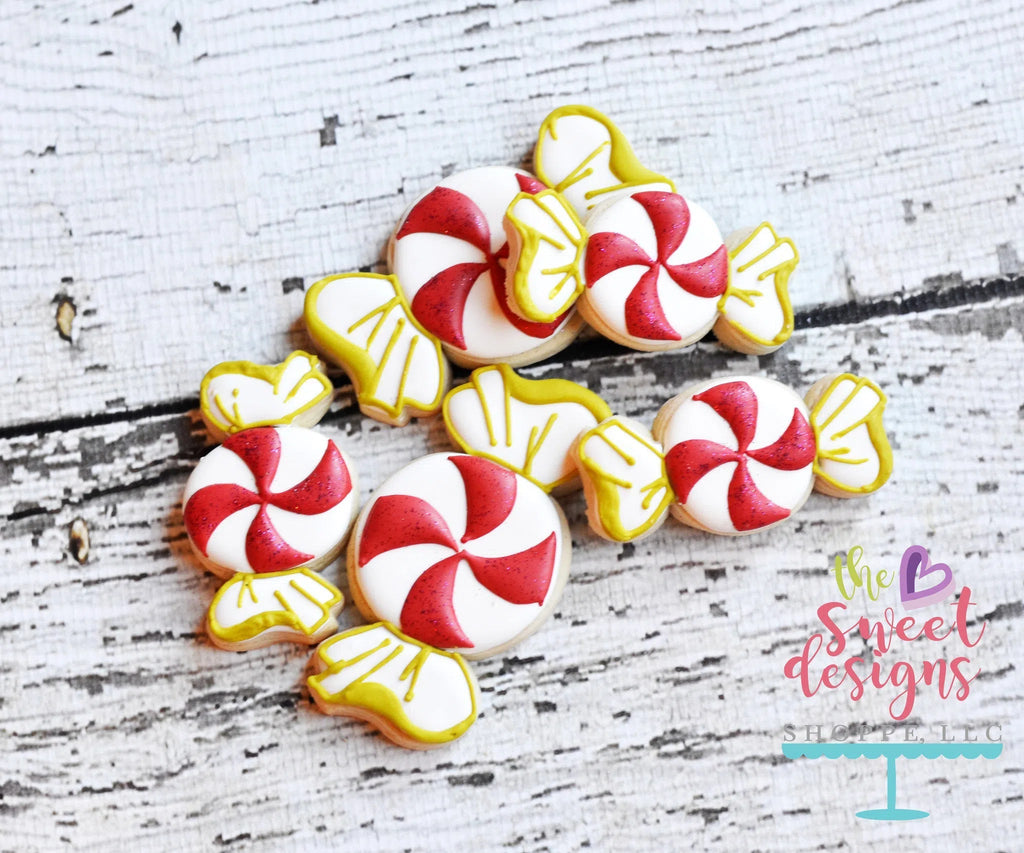 Cookie Cutters - Valentines Round Candy v2- Cookie Cutter - Sweet Designs Shoppe - - ALL, Birthday, Candy, Christmas, Christmas / Winter, Cookie Cutter, Halloween, Promocode, Sweets, trick or treat, Valentines