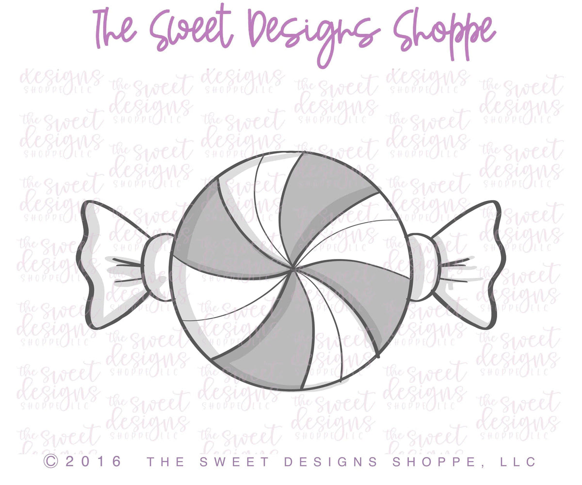 Cookie Cutters - Valentines Round Candy v2- Cookie Cutter - The Sweet Designs Shoppe - TSDS - - ALL,Birthday,Candy,Christmas,Christmas / Winter,Cookie Cutter,Halloween,Promocode,STL,Sweets,trick or treat,v2,Valentines