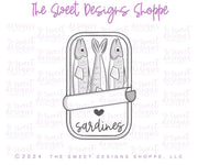 Cookie Cutters - Valentines Sardine - Cookie Cutter - The Sweet Designs Shoppe - TSDS - - ALL,Animal,Animals,Cookie Cutter,Love,Promocode,sardine can,sardines,STL,valenteine,valentine,Valentine's,Valentines 2026,valentines animals