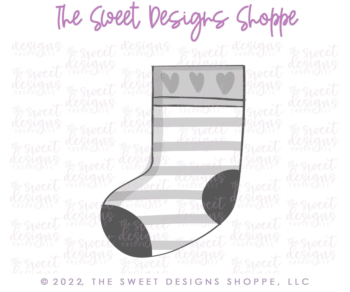 Cookie Cutters - Valentines Socks- Cookie Cutter - The Sweet Designs Shoppe - TSDS - - ALL,Clothing / Accessories,Cookie Cutter,Fashion,Promocode,STL,valentine,valentines