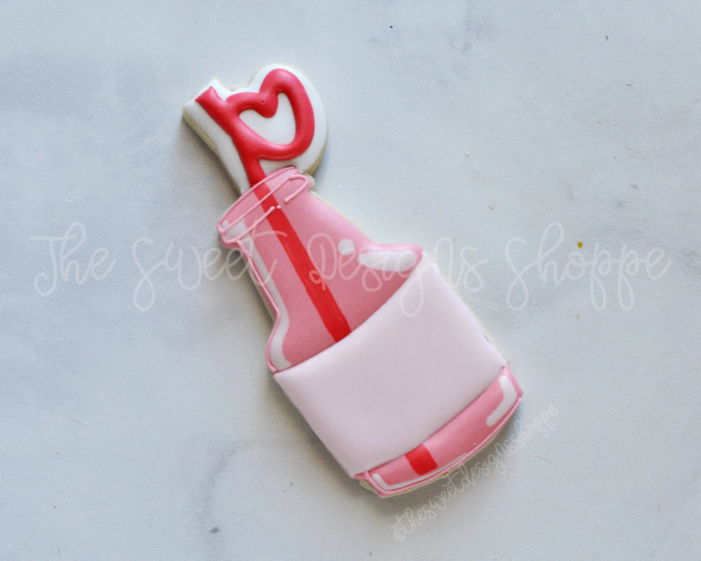 Cookie Cutters - Valentines Soda with Heart Straw - Cookie Cutter - The Sweet Designs Shoppe - - ALL, Cookie Cutter, drink, Food, Food and Beverage, Food beverages, Promocode, valentine, valentines