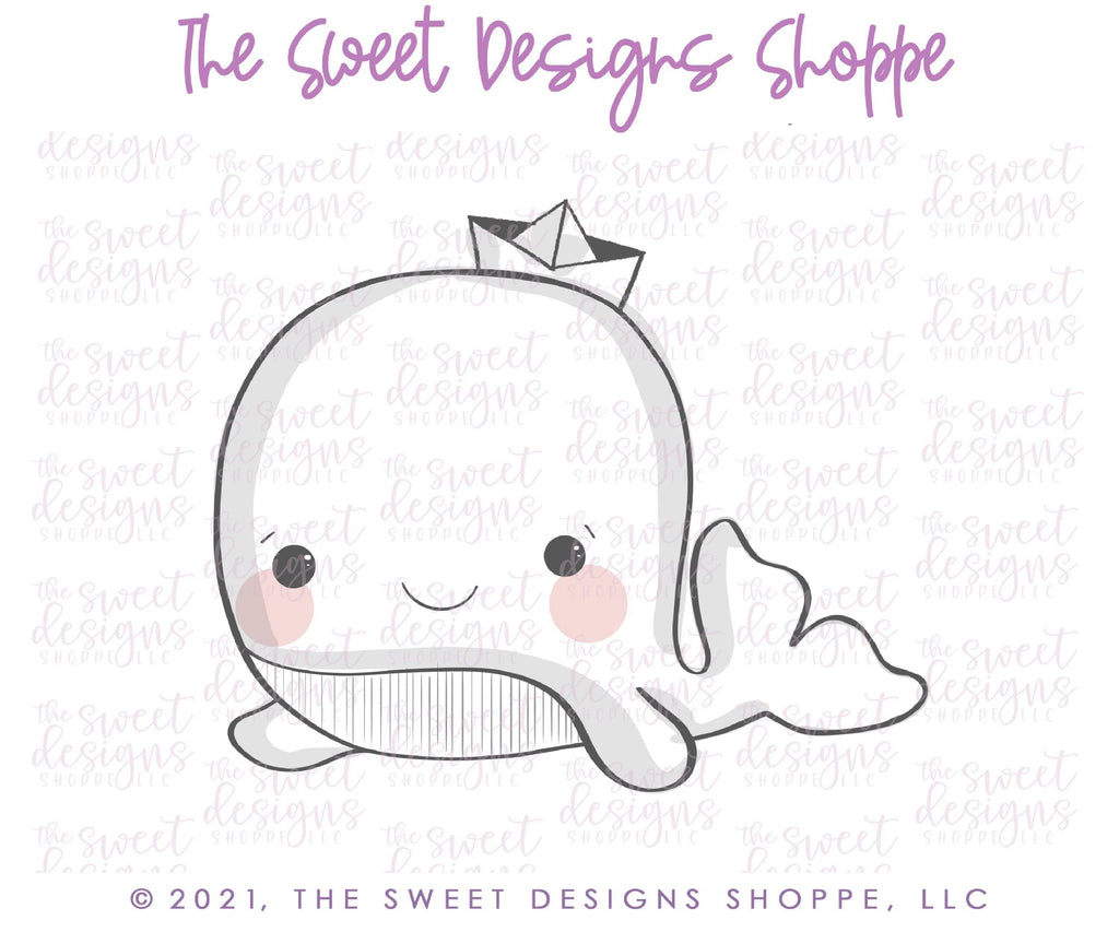 Cookie Cutters - Valentines Whale - Cookie Cutter - The Sweet Designs Shoppe - TSDS - - ALL,Animal,Animals,Animals and Insects,Cookie Cutter,Promocode,Summer,under the sea,valentine,valentines,Winter