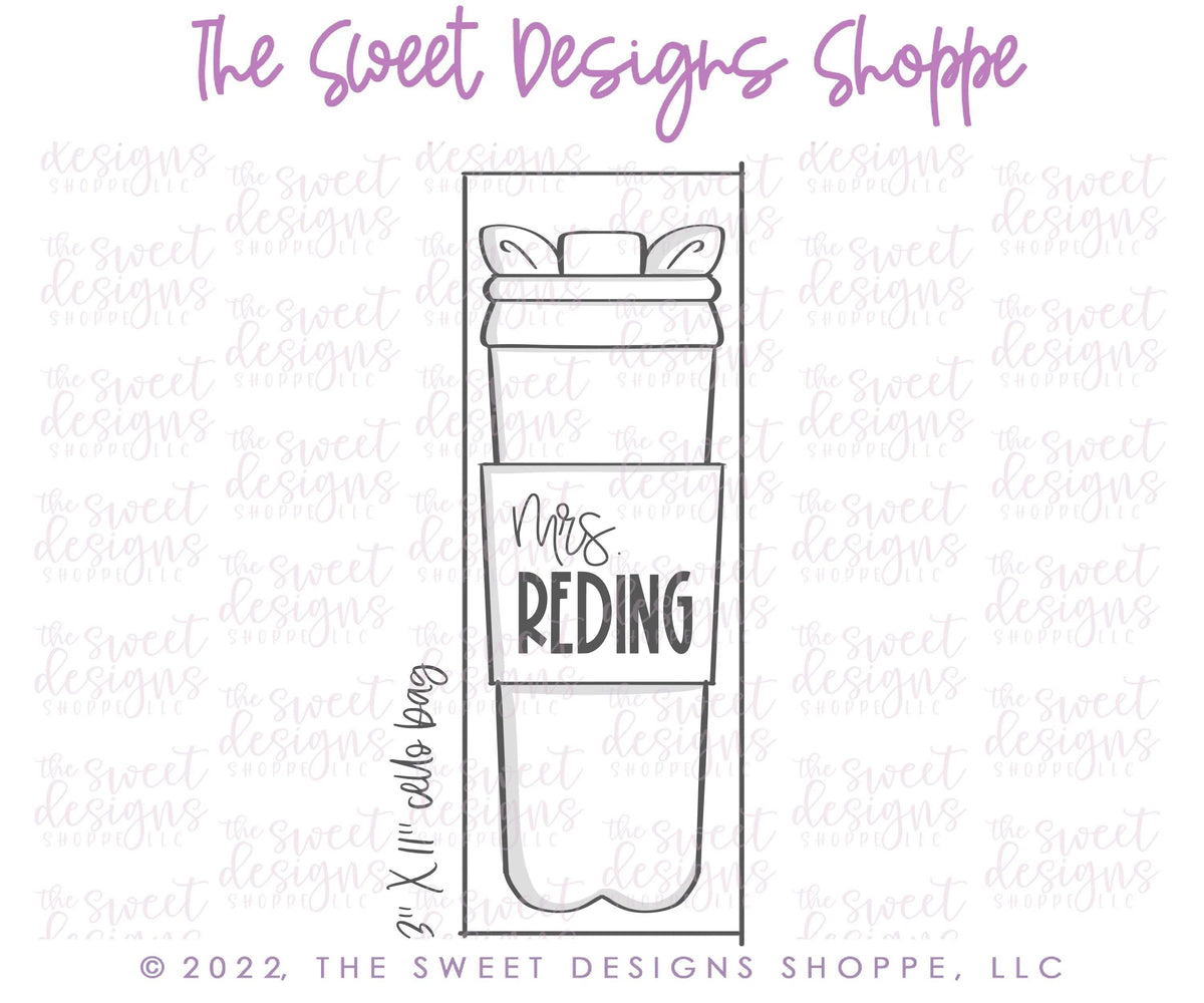 Cookie Cutters - Venti Apple Coffee - Cookie Cutter - The Sweet Designs Shoppe - TSDS - - ALL,back to school,beverage,beverages,Cookie Cutter,Food and Beverage,Food beverages,Plaque,Plaques,PLAQUES HANDLETTERING,Promocode,School,School / Graduation,school supplies,STL,Teacher,Teacher Appreciation