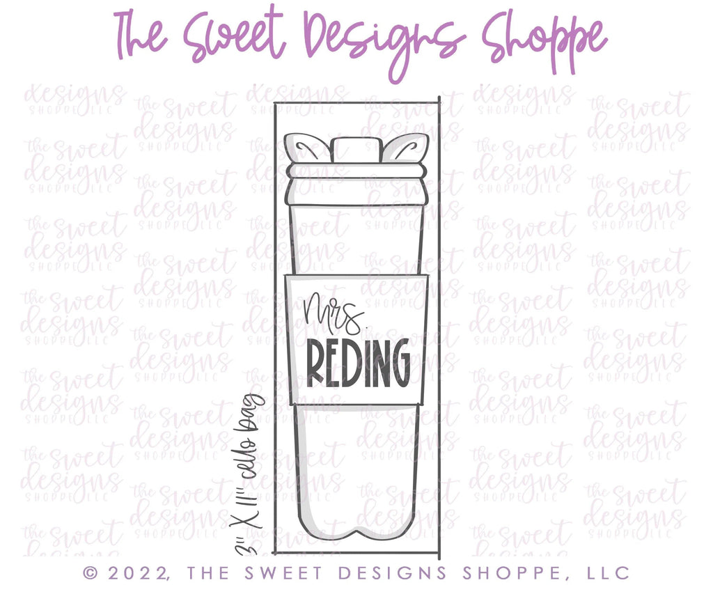 Cookie Cutters - Venti Apple Coffee - Cookie Cutter - The Sweet Designs Shoppe - TSDS - - ALL,back to school,beverage,beverages,Cookie Cutter,Food and Beverage,Food beverages,Plaque,Plaques,PLAQUES HANDLETTERING,Promocode,School,School / Graduation,school supplies,Teacher,Teacher Appreciation