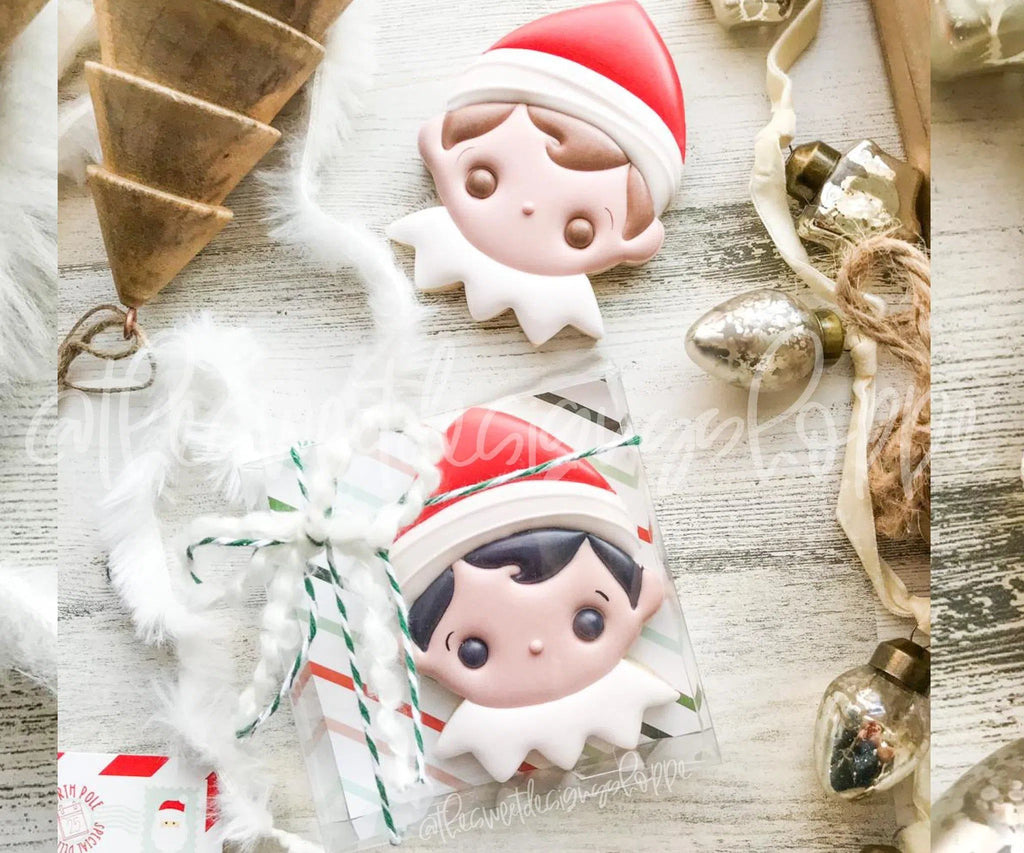 Cookie Cutters - Vintage Elf Face - Cookie Cutter - The Sweet Designs Shoppe - TSDS - - ALL,Christmas,Christmas / Winter,Cookie Cutter,Elf,elf face,Promocode,STL,vintage elf,Winter