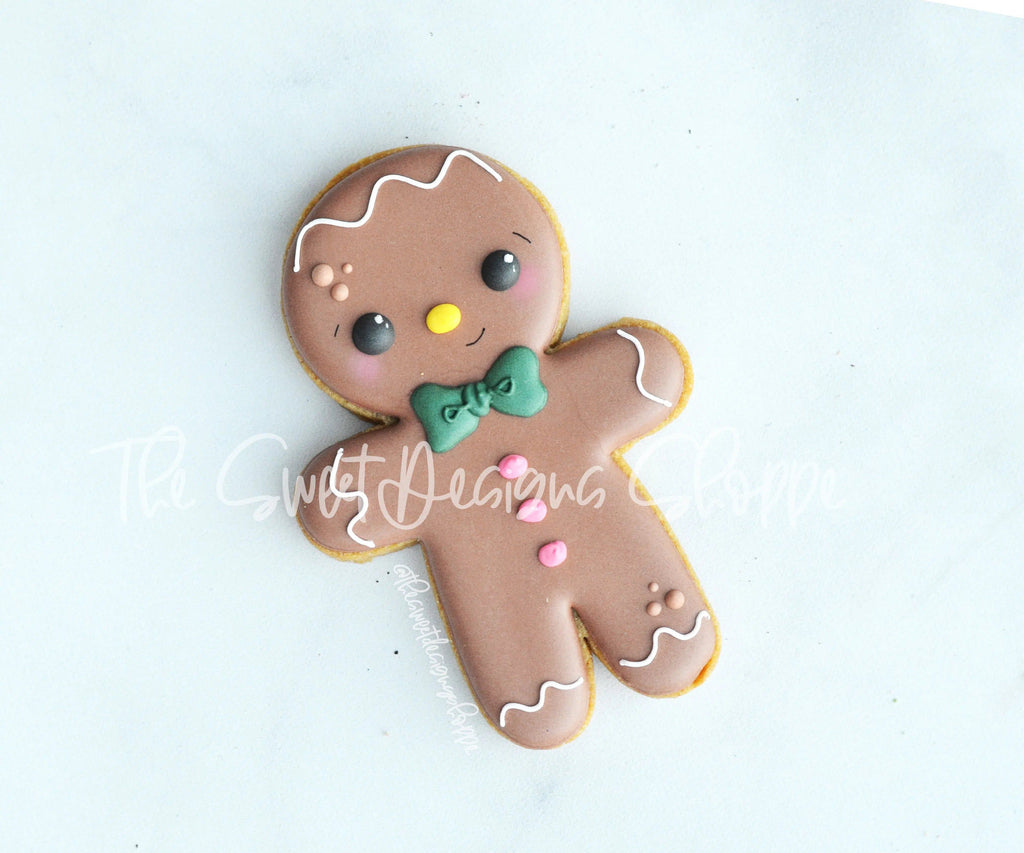 Cookie Cutters - Vintage Ginger Boy - Cookie Cutter - The Sweet Designs Shoppe - TSDS - - ALL,Christmas,Christmas / Winter,Christmas Cookies,Cookie Cutter,Ginger boy,Ginger bread,Ginger girl,gingerbread,Promocode,STL