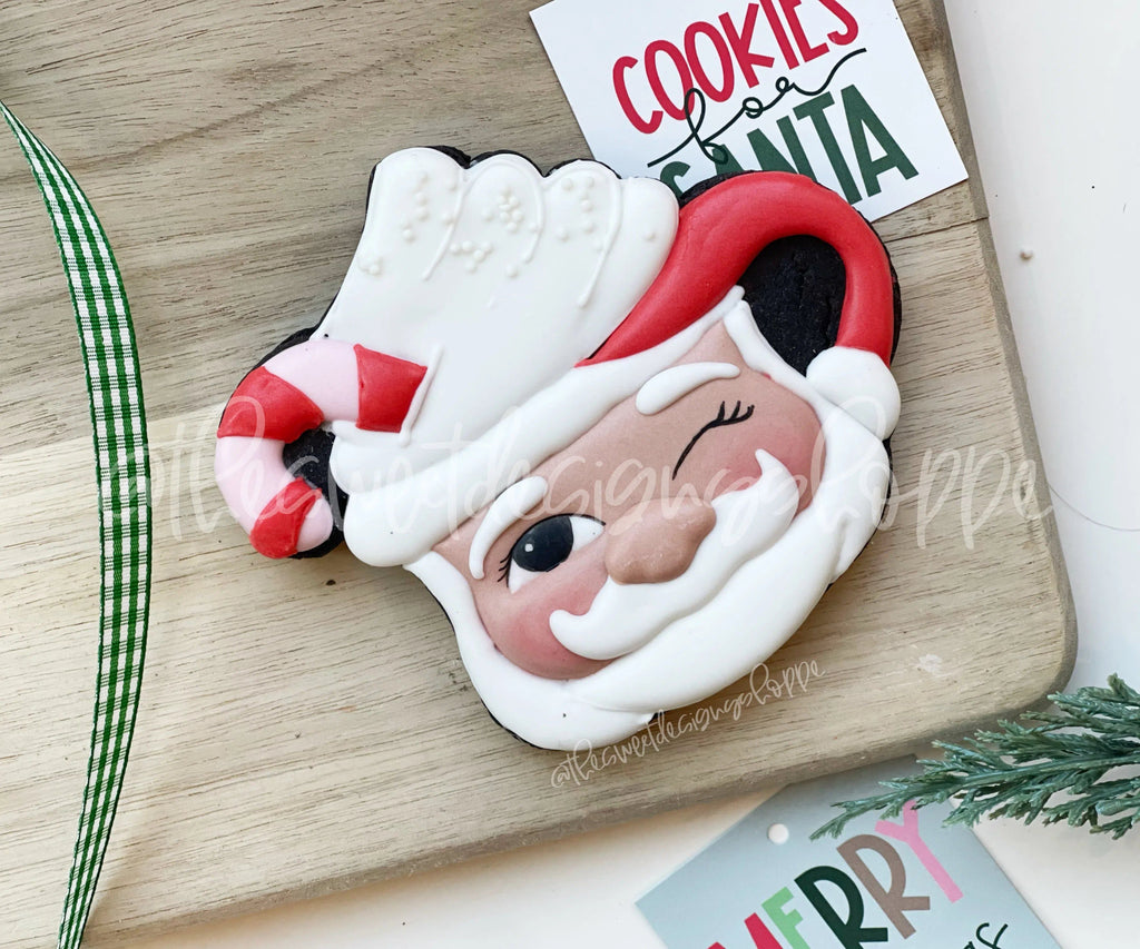 Cookie Cutters - Vintage Mug with Candy Cane - Cookie Cutter - The Sweet Designs Shoppe - TSDS - - ALL,Christmas,Christmas / Winter,Christmas Cookies,Cookie Cutter,Food & Beverages,Food and Beverage,mug,mugs,Promocode,Santa,Santa Claus,Santa Face