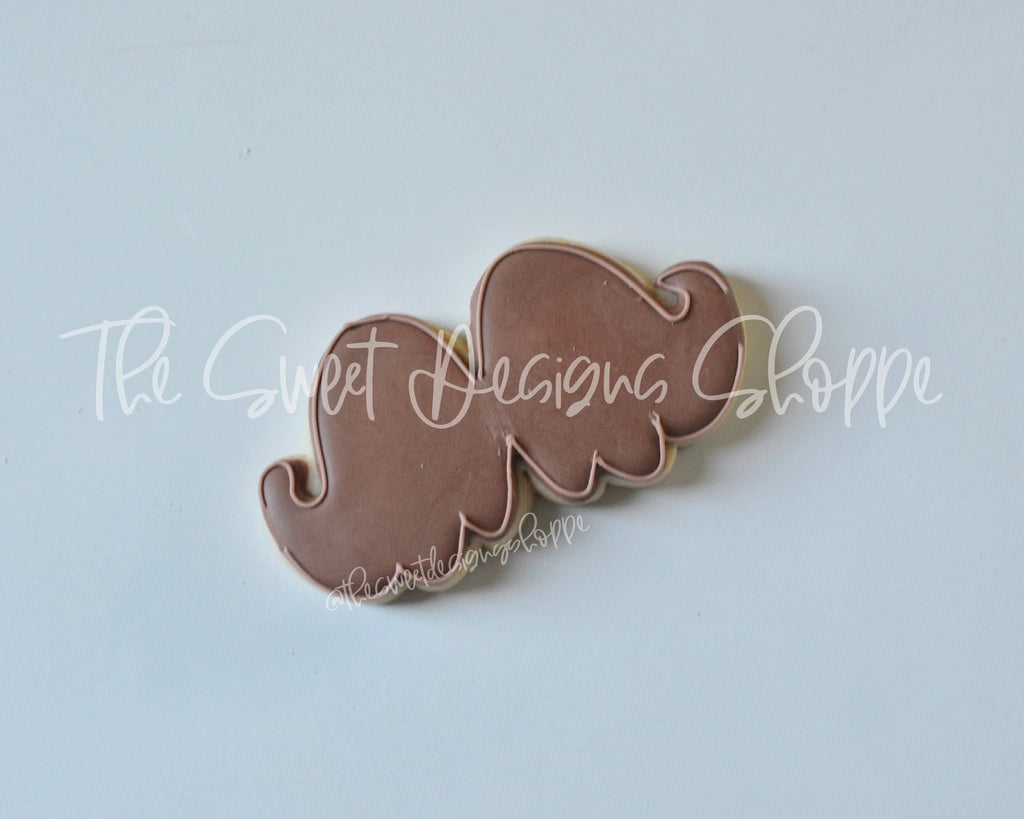 Cookie Cutters - Vintage Mustache - Cookie Cutter - The Sweet Designs Shoppe - TSDS - - 051520,ALL,Bachelorette,Cookie Cutter,dad,Father,father's day,grandfather,Groom,man,Promocode