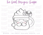 Cookie Cutters - Vintage Santa Mug - Cookie Cutter - The Sweet Designs Shoppe - TSDS - - ALL,beverage,beverages,Christmas,Christmas / Winter,Coffee,Cookie Cutter,Food and Beverage,Food beverages,mug,mugs,Promocode,Santa,Santa Claus,STL