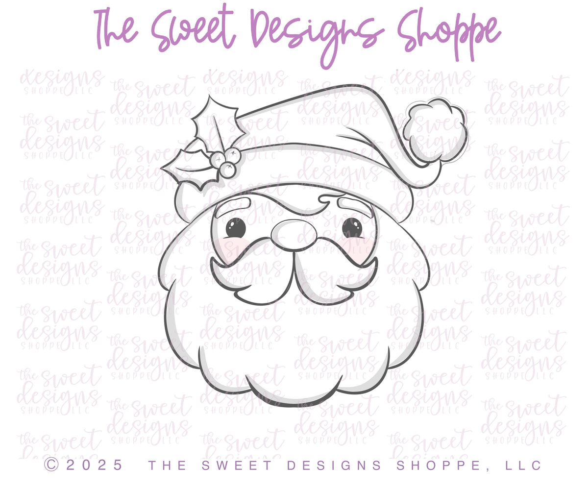 Cookie Cutters - Vintage Simple Santa & Cute Mrs Claus FacesCookie Cutter Set - Set of 2 - Cookie Cutters - The Sweet Designs Shoppe - TSDS - - ALL,Christmas,Christmas / Winter,claus,clause,Cookie Cutter,Mrs Claus,MRS Clause,MrsClaus,MrsClausFace,PLAQUES HANDLETTERING,Promocode,regular sets,Santa,Santa Claus,Santa Face,set,STL