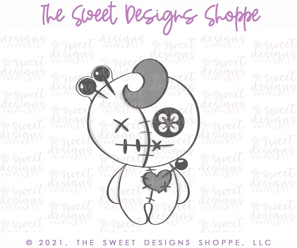 Cookie Cutters - Voodoo Doll - Cookie Cutter - Sweet Designs Shoppe - - ALL, Boo, Cookie Cutter, Ghost, halloween, Promocode