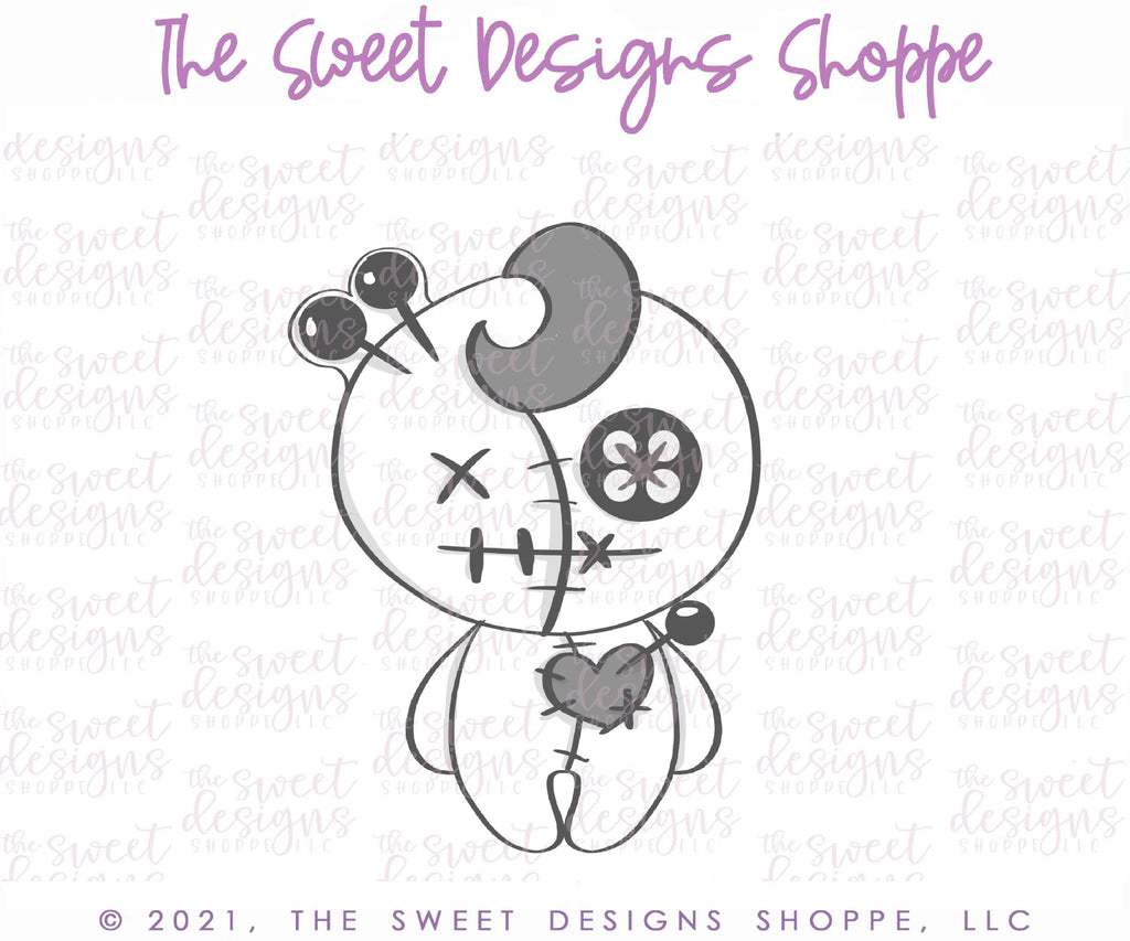 Cookie Cutters - Voodoo Doll - Cookie Cutter - The Sweet Designs Shoppe - - ALL, Boo, Cookie Cutter, Ghost, halloween, Promocode