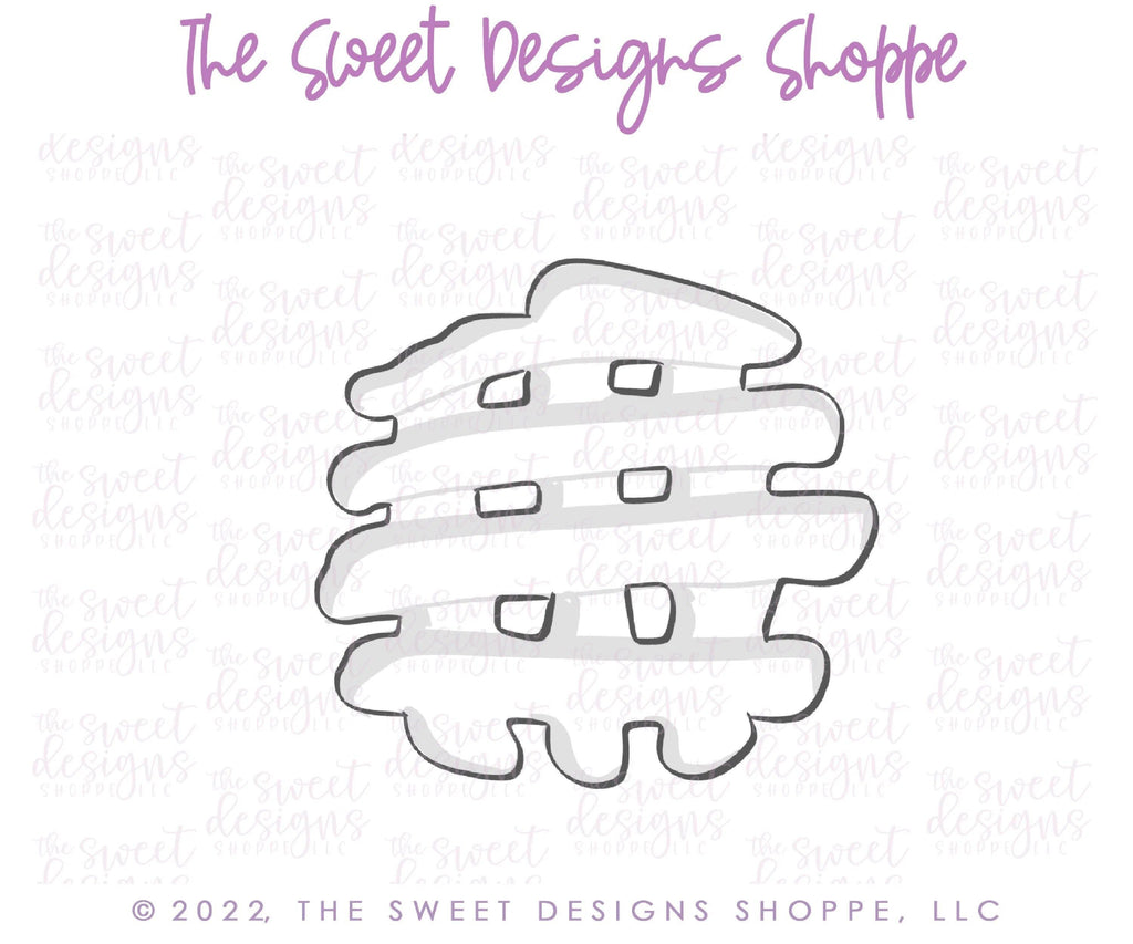 Cookie Cutters - Waffle Fries - Cookie Cutter - The Sweet Designs Shoppe - - ALL, Chick-fil-a, Cookie Cutter, fast food, Food, Food and Beverage, Food beverages, Fruits and Vegetables, Misc, Miscelaneous, Miscellaneous, Promocode