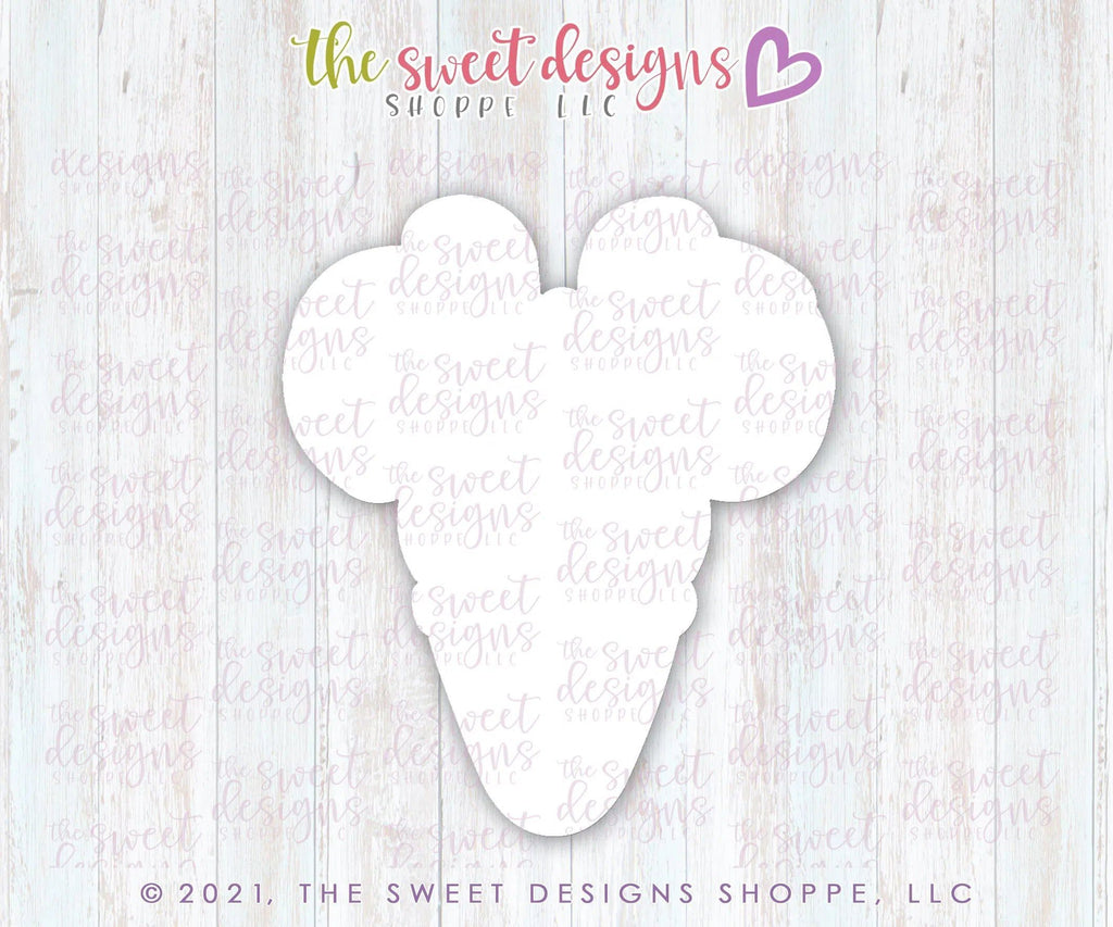 Cookie Cutters - Waffle Ice Cream Girly Theme Park Snack - Cookie Cutter - The Sweet Designs Shoppe - TSDS - - ALL,Birthday,cone,Cookie Cutter,Food,Food and Beverage,Food beverages,icecream,kids,Kids / Fantasy,mouse,Promocode,STL,summer,Sweet,Sweets,Theme Park,Travel