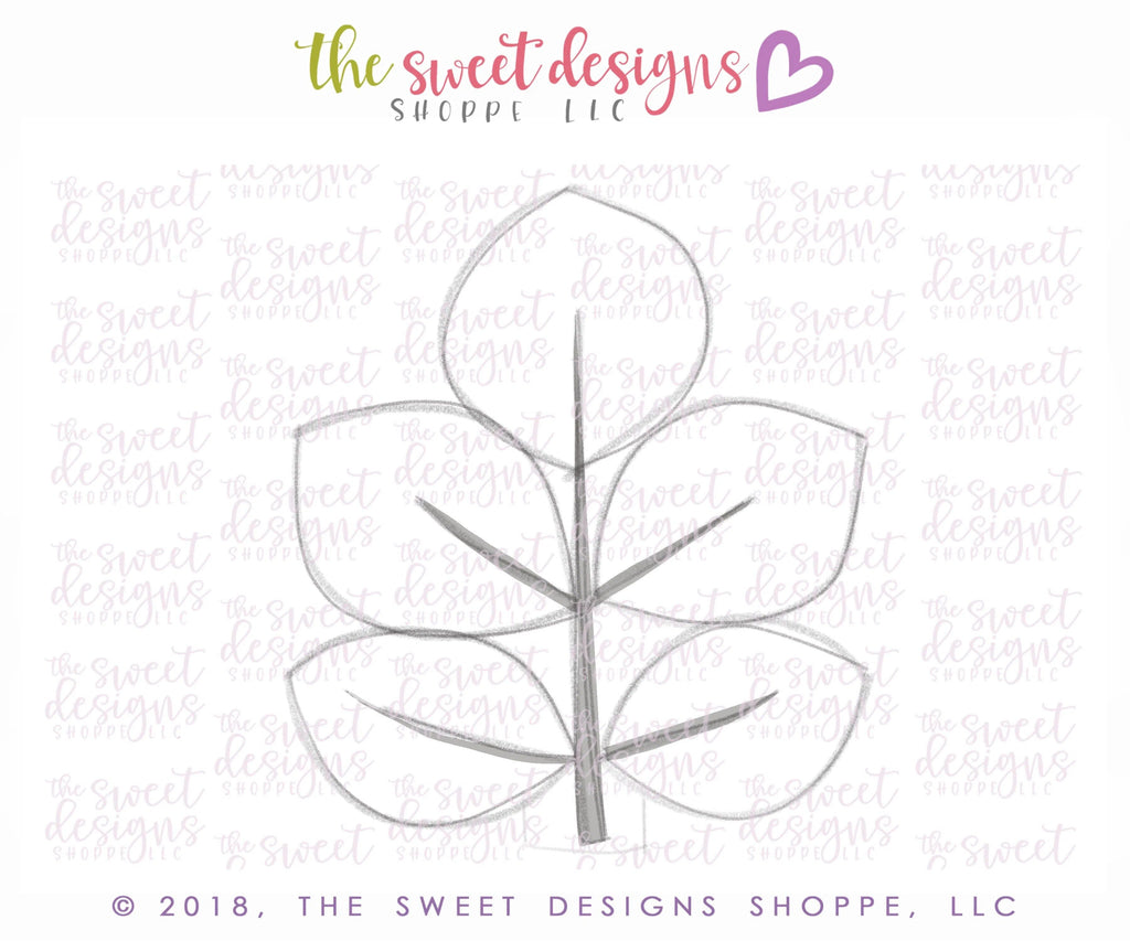 Cookie Cutters - Walnut Leaf - Cookie Cutter - The Sweet Designs Shoppe - TSDS - - ALL,Autumn,Cookie Cutter,Fall,Fall / Halloween,Fall / Thanksgiving,Halloween,Leaf,Leaves,Leaves and Flowers,Nature,Promocode,Trees Leaves and Flowers,Walnut,Woodlands Leaves and Flowers