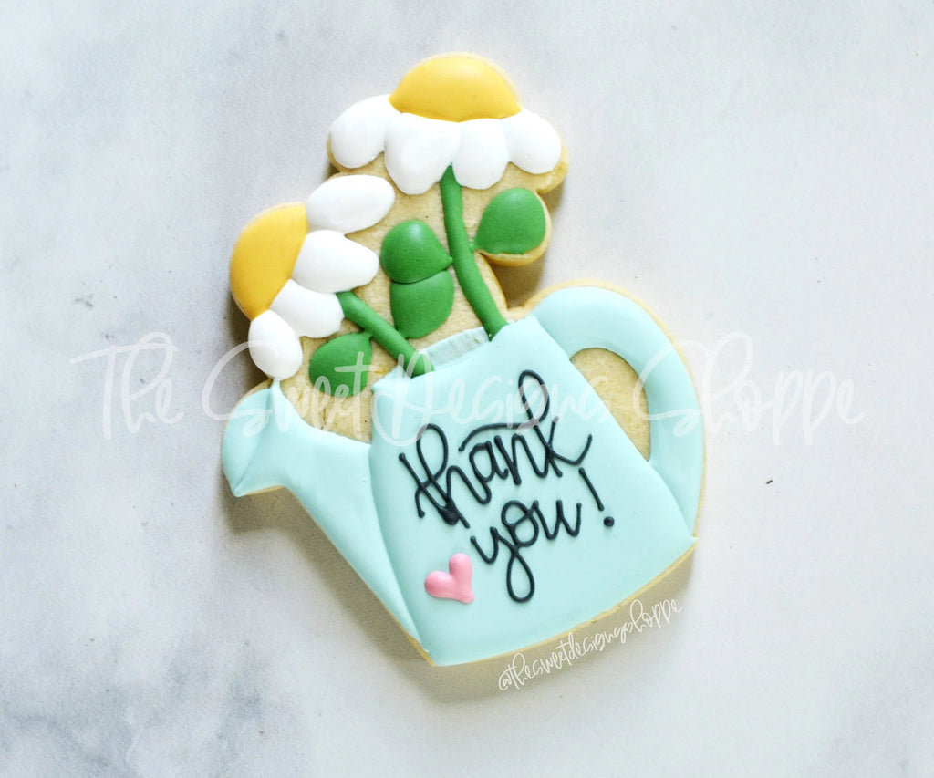 Cookie Cutters - Watering Can with Flowers - Cookie Cutter - The Sweet Designs Shoppe - TSDS - - ALL,Cookie Cutter,Flower,Flowers,garden,gardening,hobbie,Hobbies,Hobbies and Camping,hobby,Leaves and Flowers,Nature,Promocode,Summer,summer plaque,sun,teacher,teacher appreciation,Trees Leaves and Flowers,Woodlands Leaves and Flowers