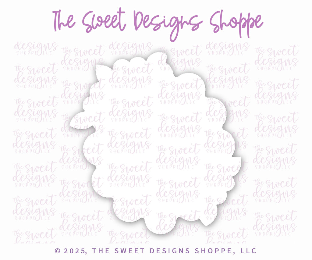 Cookie Cutters - Wavy Oval Floral Plaque - Cookie Cutter - The Sweet Designs Shoppe - TSDS - - Accesories,Accessories,accessory,ALL,Animals,Baby,Baby / Kids,Baby Bib,back to school,Birthday,Christmas,Christmas / Winter,Cookie Cutter,Easter,Easter / Spring,Fall / Halloween,Fall / Thanksgiving,Father,Fathers Day,Misc,Miscelaneous,Miscellaneous,mother,mothers,Mothers Day,Nurse,Nurse Appreciation,Plaque,Plaques,Promocode,STL,Teacher,Teacher Appreciation,valentine,Valentine's,Wedding