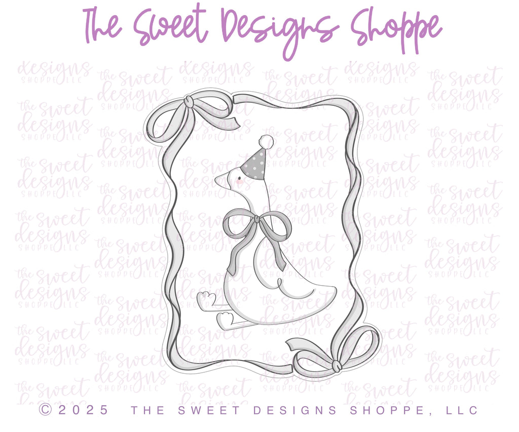 Cookie Cutters - Wavy Ribbon and Bows Plaque - Cookie Cutter - The Sweet Designs Shoppe - TSDS - - ALL,Baby,Baby / Kids,Baby Bib,back to school,basic,Basic Shapes,BasicShapes,Best Teacher plaque,Birthday,Christmas,Christmas / Winter,Coffee,Cookie Cutter,Easter,Easter / Spring,Father,Fathers Day,Misc,Miscelaneous,Miscellaneous,mother,mothers,Mothers Day,Nurse,Nurse Appreciation,Plaque,Plaques,Promocode,School,School / Graduation,STL,Teacher,Teacher Appreciation