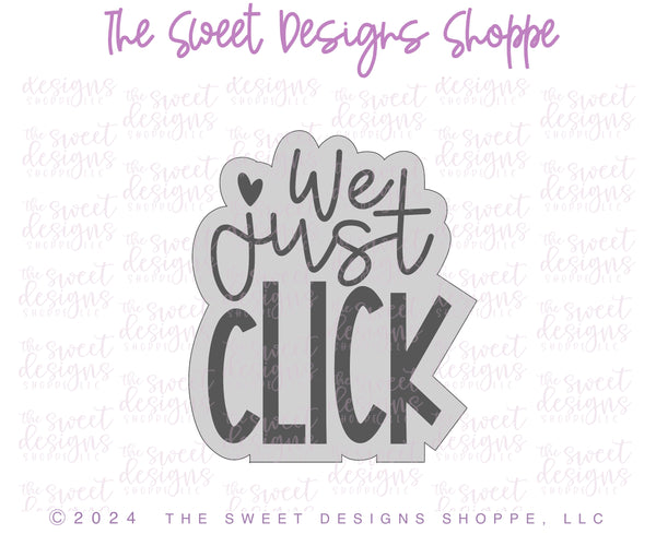 Product Type: Cookie Cutters - Name: we just CLICK Plaque- Cookie – The ...