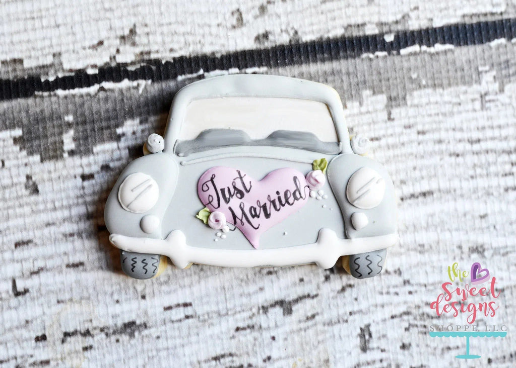 Cookie Cutters - Wedding Car v2- Cookie Cutter - The Sweet Designs Shoppe - - ALL, Cookie Cutter, Miscellaneous, Promocode, transportation, Wedding