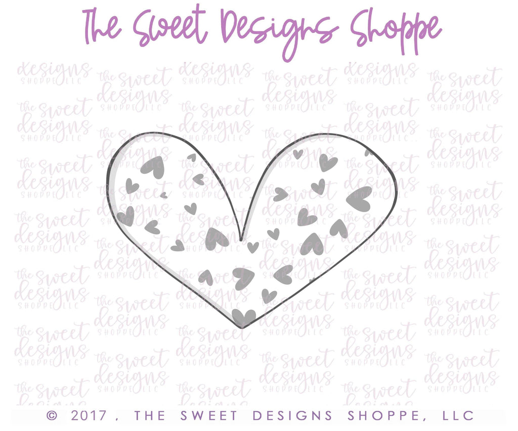 Cookie Cutters - Wedding Heart v2- Cookie Cutter - The Sweet Designs Shoppe - - ALL, Cookie Cutter, Heart, Love, Promocode, valenteine, valentine, Valentines, Wedding